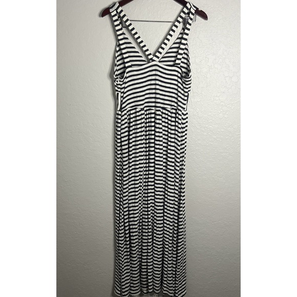 Altar'd State Grey And White Striped Maxi, Size Large - Picture 6 of 6